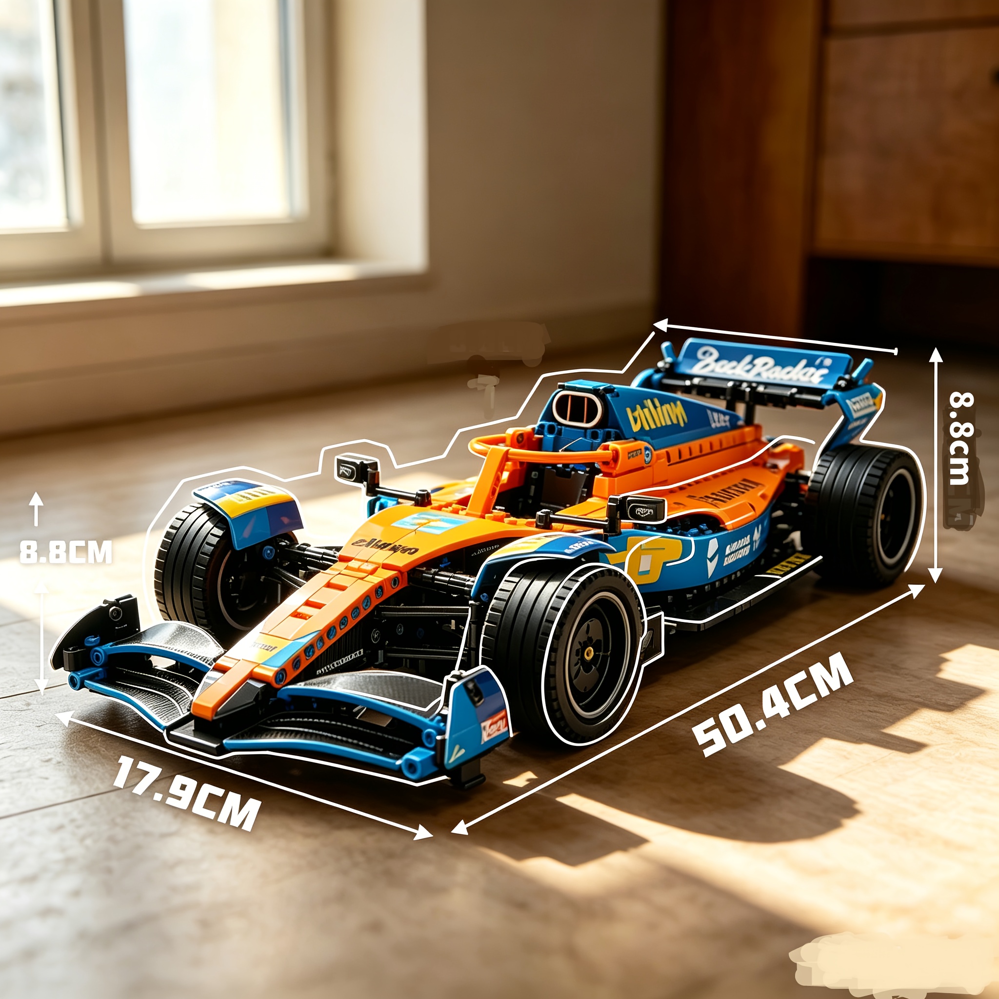 1:10 Supercar Building Blocks, Tech Sports Car Model